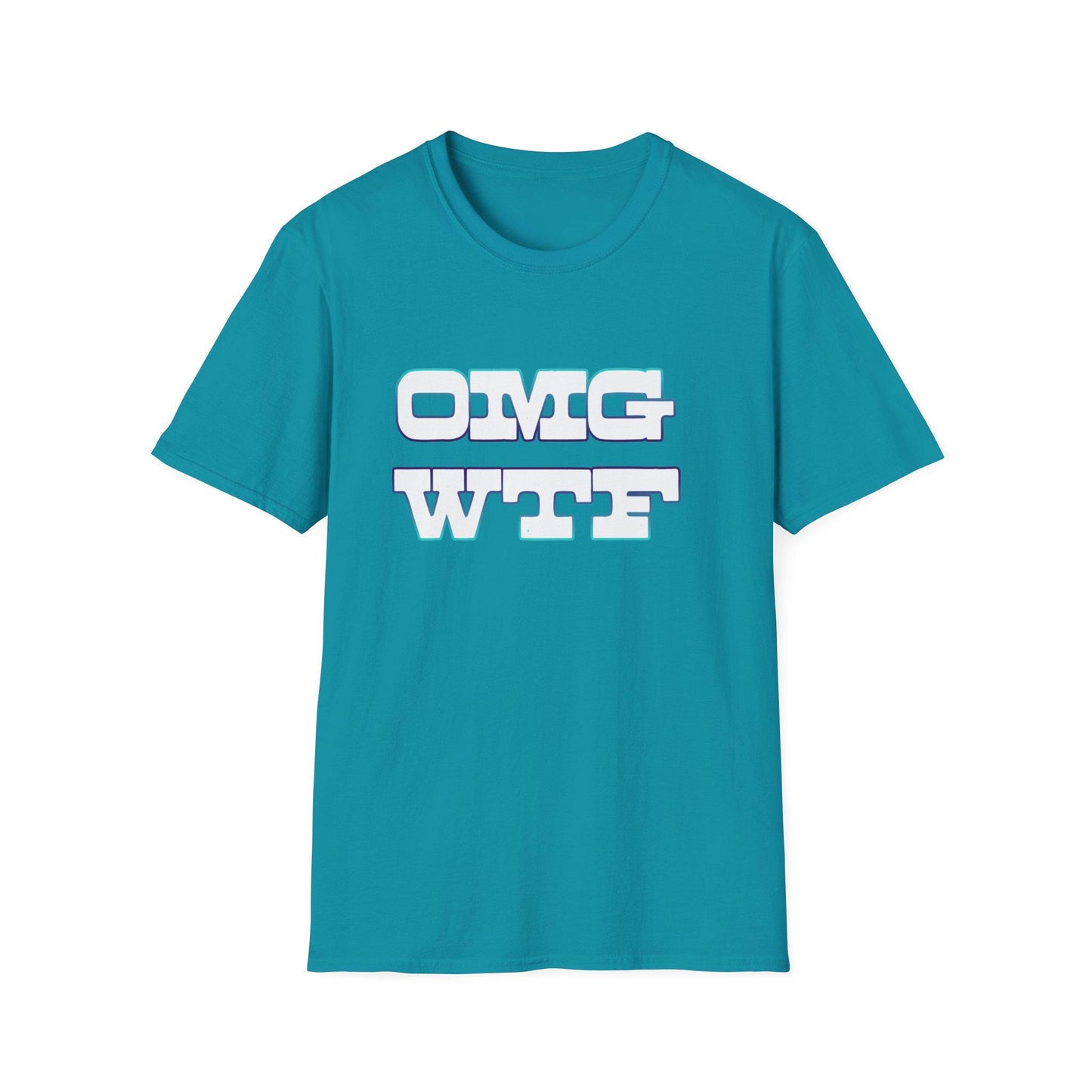 Best tee ever! Wear your feelings. OMG WTF. You might as well give everyone a heads up! Conversation piece fashion to stand out in a crowd.