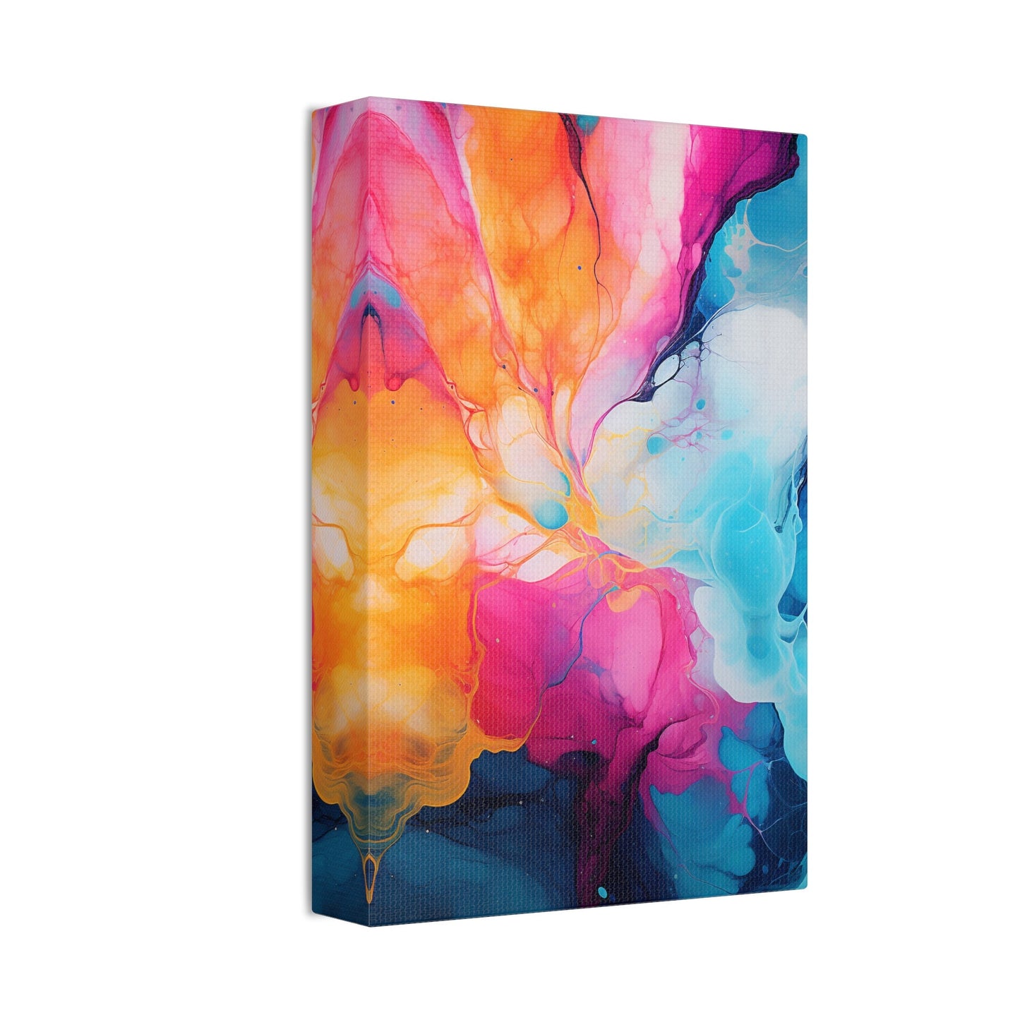 Unique Wall Art for your Home, Apartment, Room. Brightly colored paint splash abstract print.