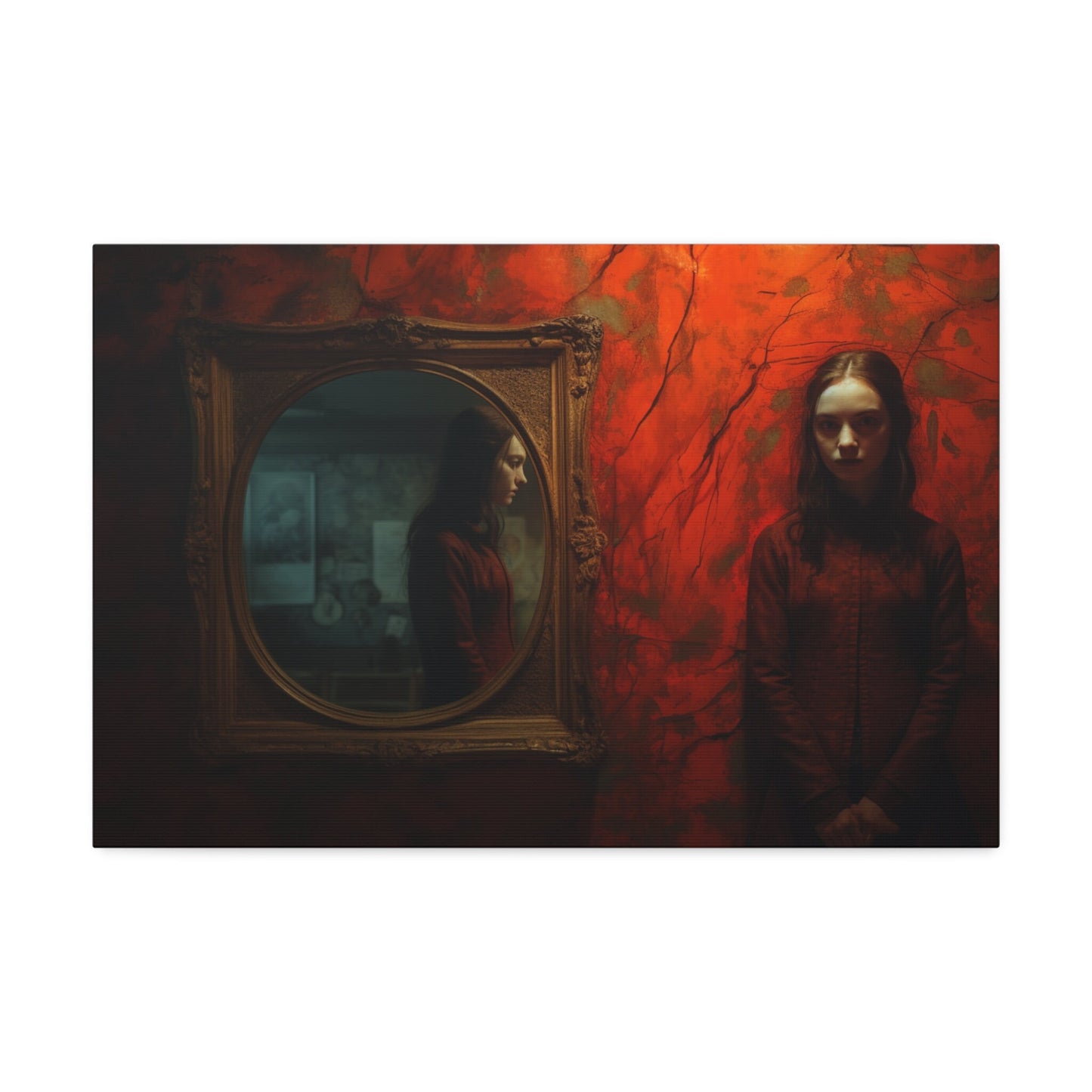 Unique wall art for college apartments  and new homes | Who's watching who/you? Beautiful print exploring perspective. | Ai Wall Art