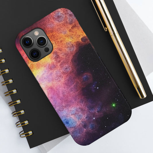 Hyper-Realistic Telescope Photograph of a Nebula and Space Dust iPhone Tough Case | AI Art