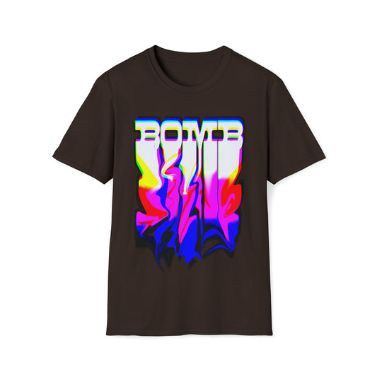 Cool T-shirt no one else has. BOMB t-shirt: melting effect. Will get you attention.