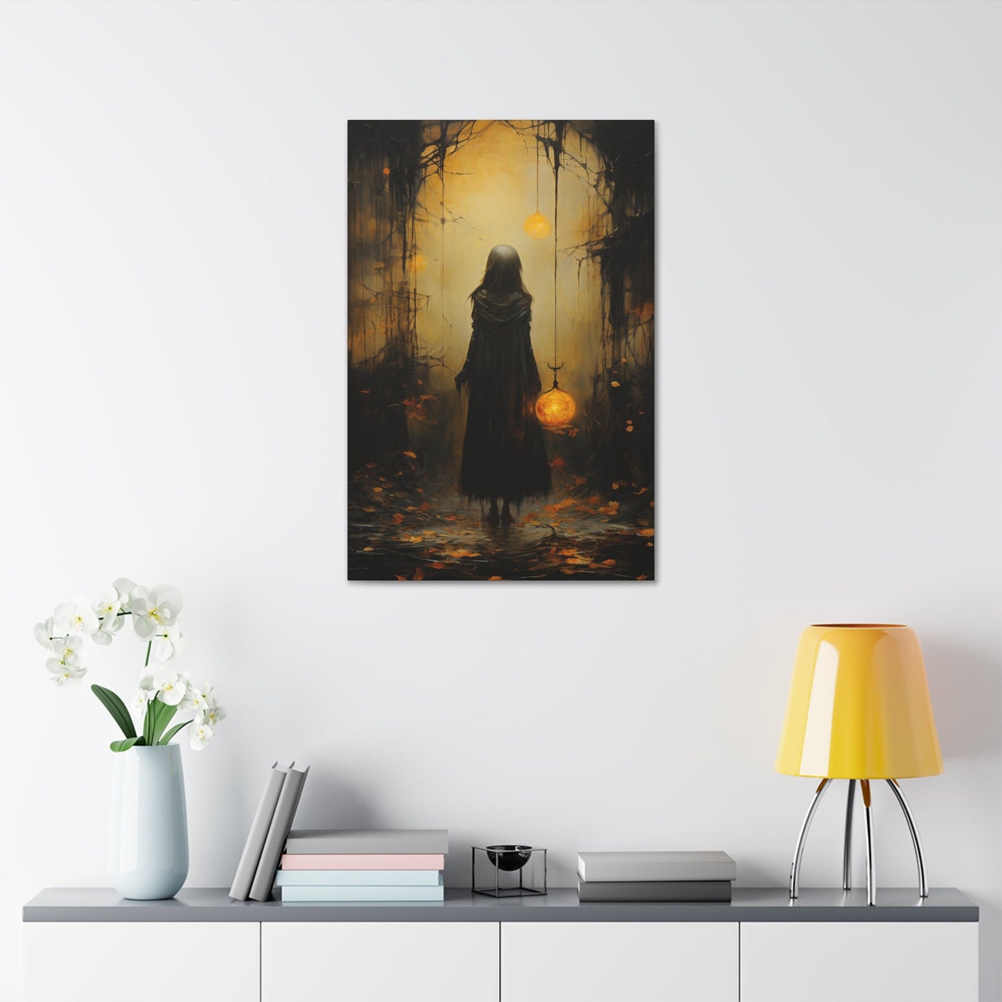 Unique Wall Art for your Home, Apartment, Dorm Room. Surreal Art of a Girl in the Dark Woods | no.1. Imperfect and Beautiful.
