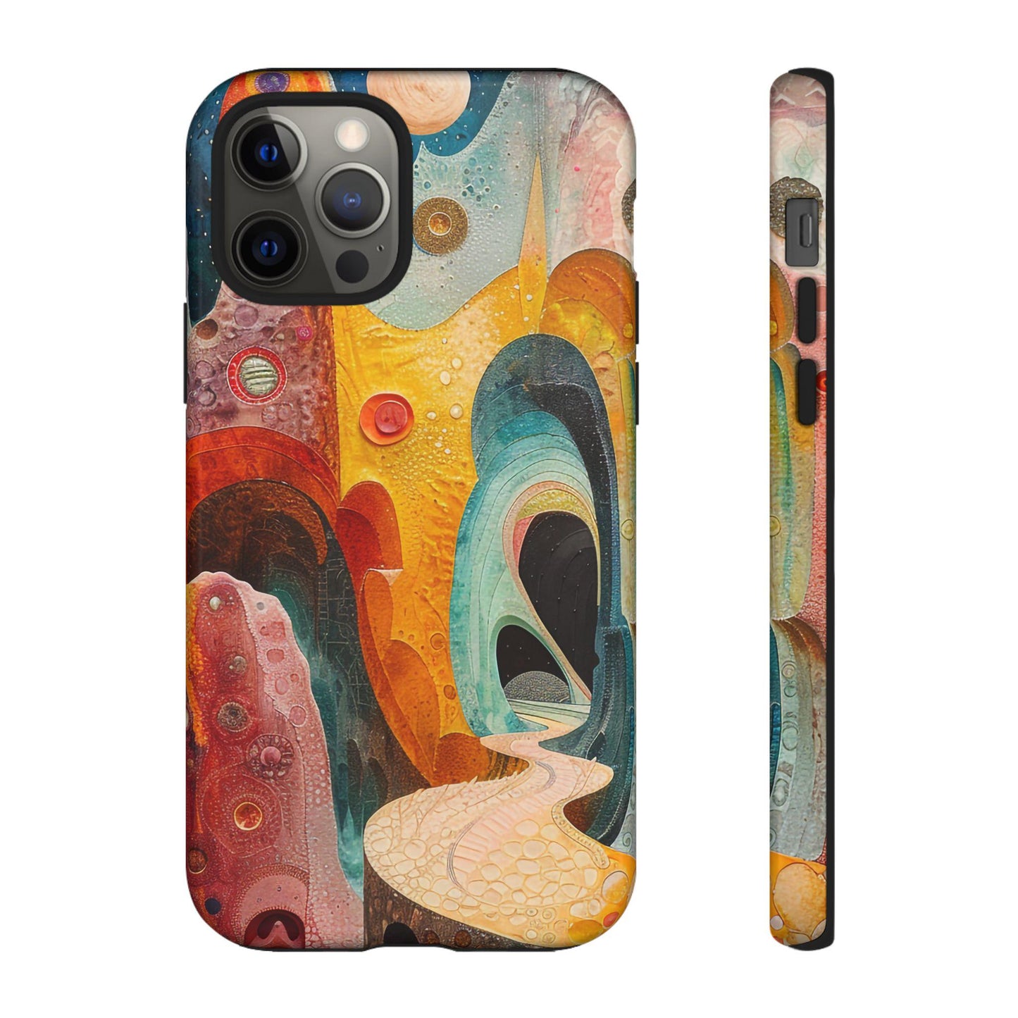 Alien Candy Abstract Surreal Art Phone Case: Protective Sci-Fi Cover for iPhone, Samsung, Pixel