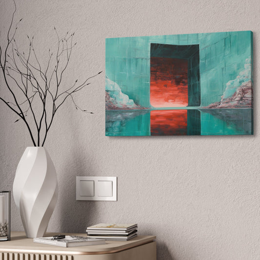 Unique wall art for college apartments or new homes | Safety of the Salt Cave | Ai Wall Art