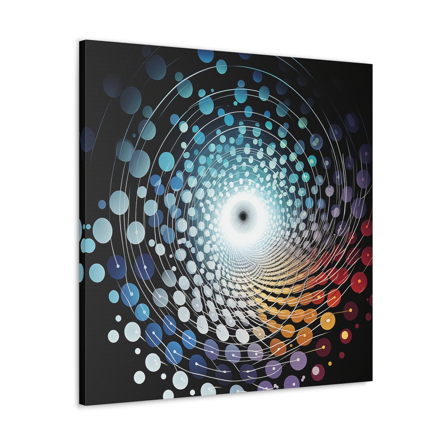 Unique Wall Art for your Home, Apartment or Dorm Room. Abstract Vortex Art, Modern Geometric Wall Art, Contemporary Home Decor.