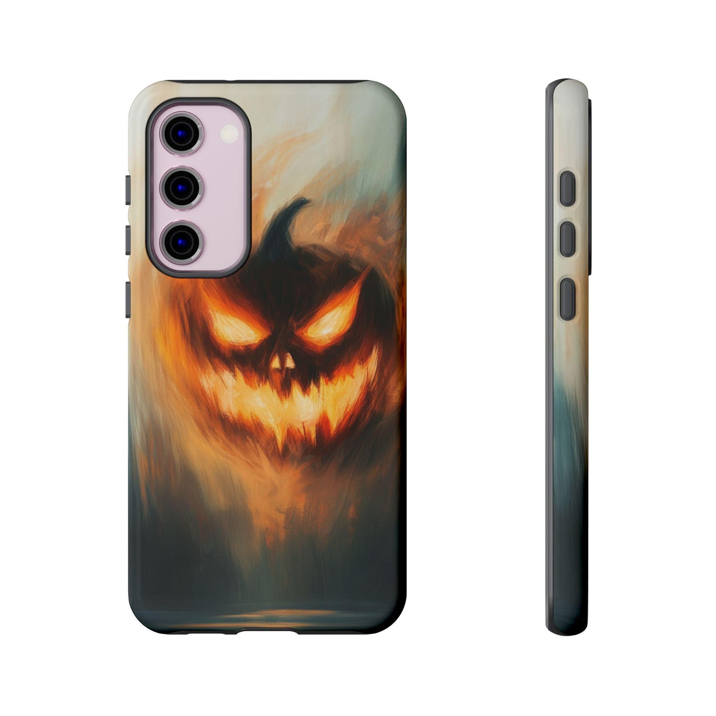 Spooky Pumpkin iPhone Case - Matte & Glossy Dual Layer Protective Cover for iPhone 12 to iPhone 15 #2