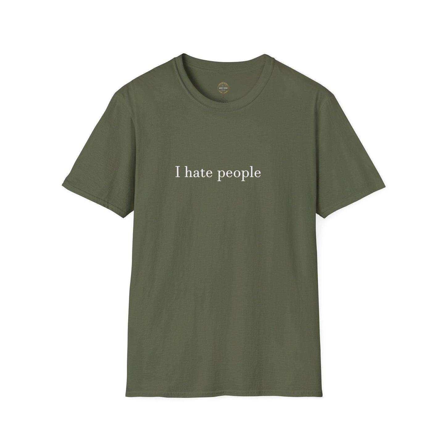 Funny Quote Unisex T-Shirt, Sarcastic Tee, Introvert Shirt, Anti-Social Top, Gift for Her Him, I Hate People Shirt