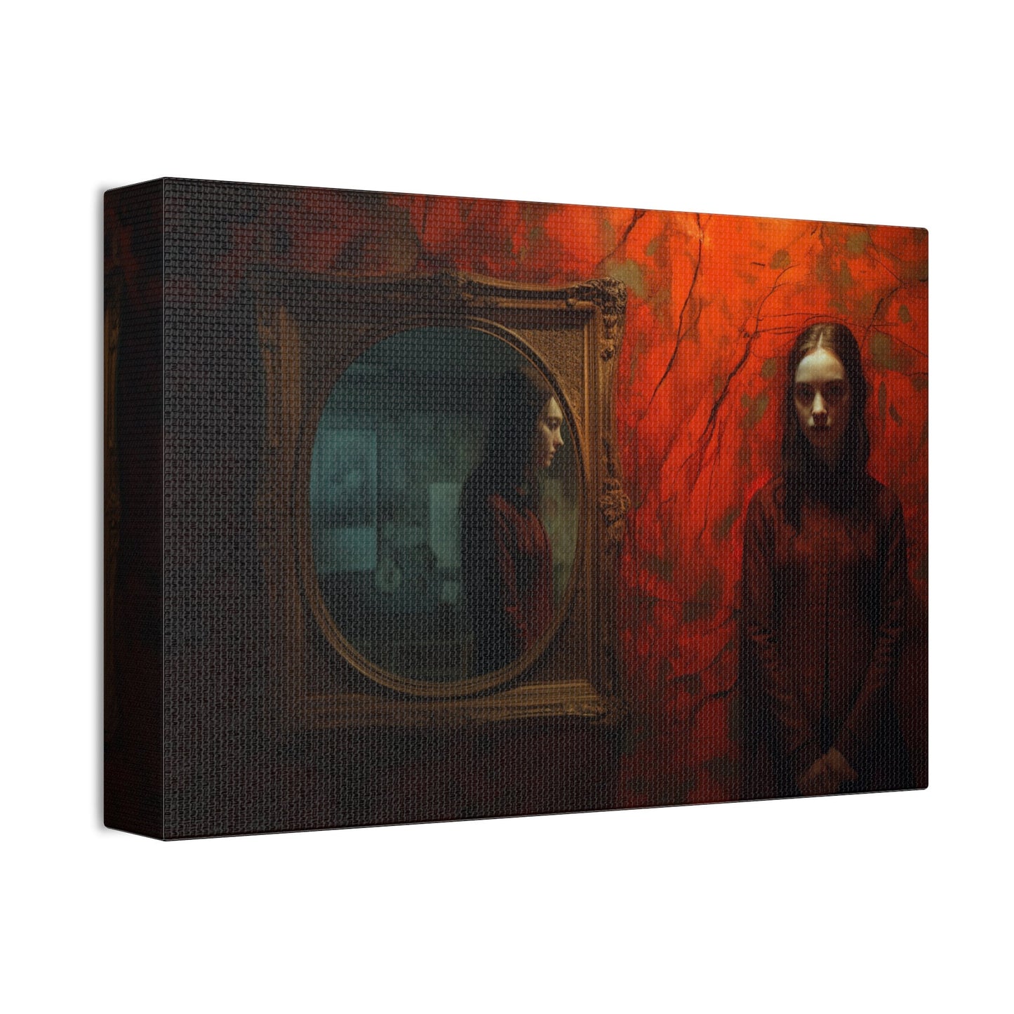 Unique wall art for college apartments  and new homes | Who's watching who/you? Beautiful print exploring perspective. | Ai Wall Art