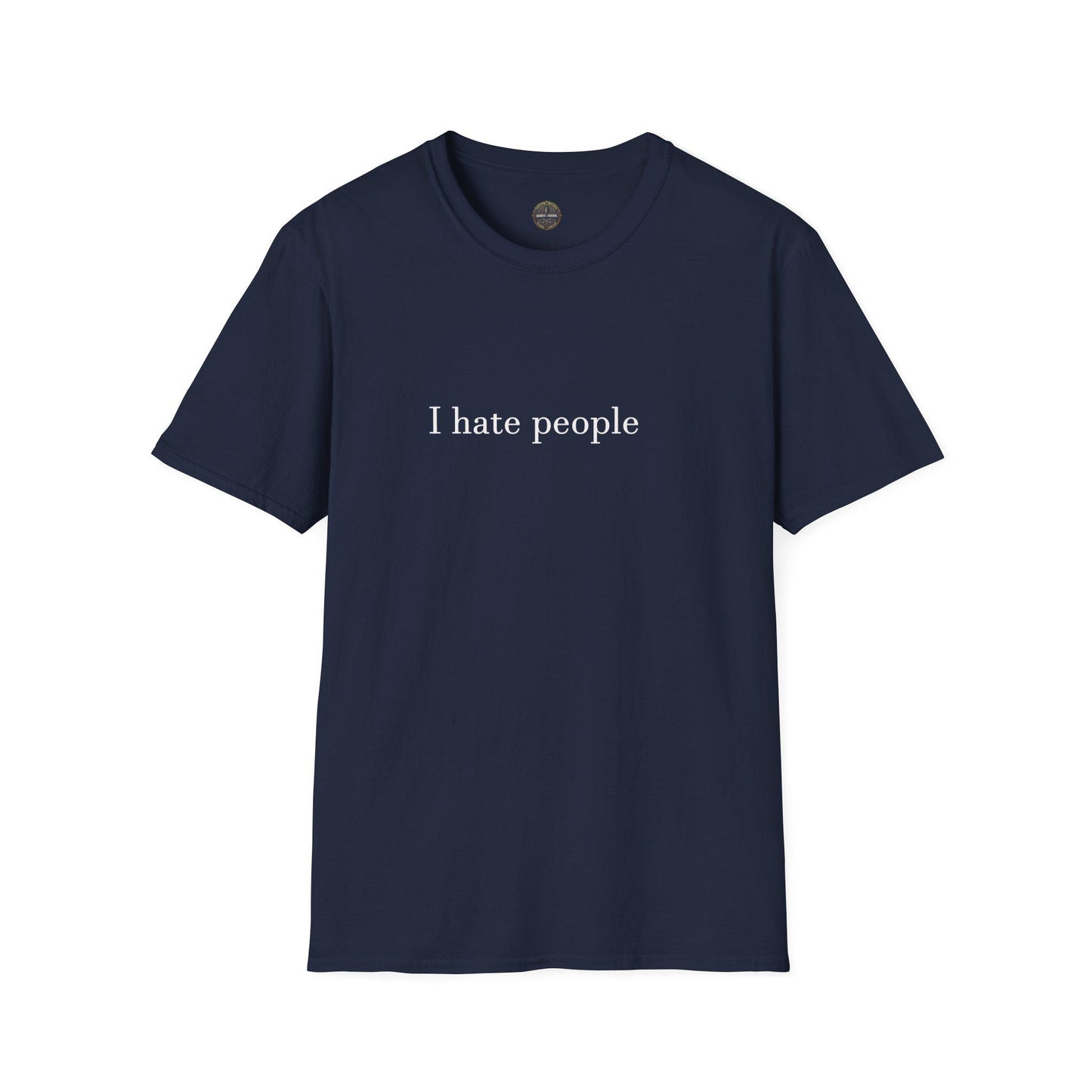 Funny Quote Unisex T-Shirt, Sarcastic Tee, Introvert Shirt, Anti-Social Top, Gift for Her Him, I Hate People Shirt