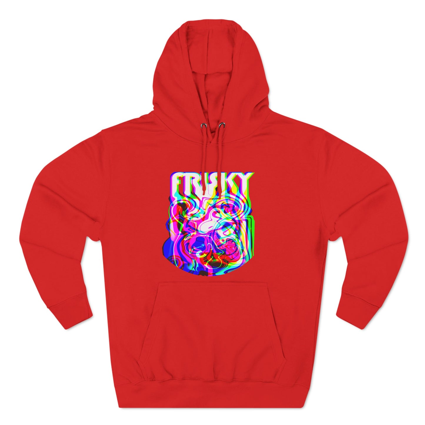 Most amazing sweatshirt ever. Made for FRISKY people who don't care about normal thinking or bland group fashion sense.Stand out in a crowd!
