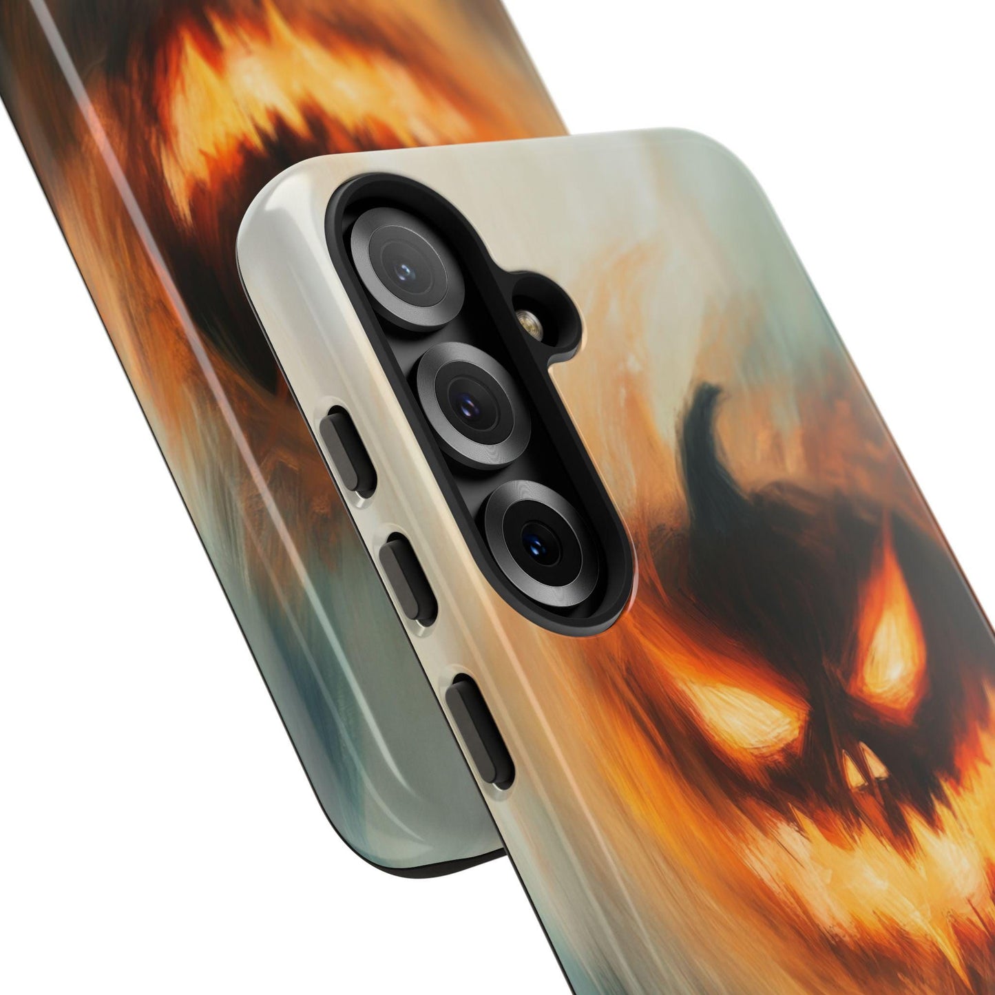 Spooky Pumpkin iPhone Case - Matte & Glossy Dual Layer Protective Cover for iPhone 12 to iPhone 15 #2
