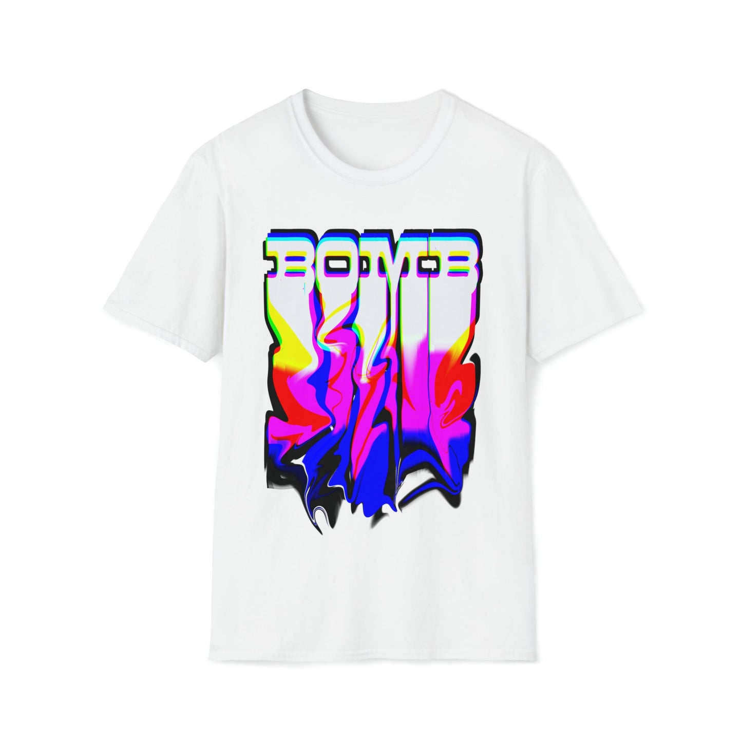 Cool T-shirt no one else has. BOMB t-shirt: melting effect. Will get you attention.