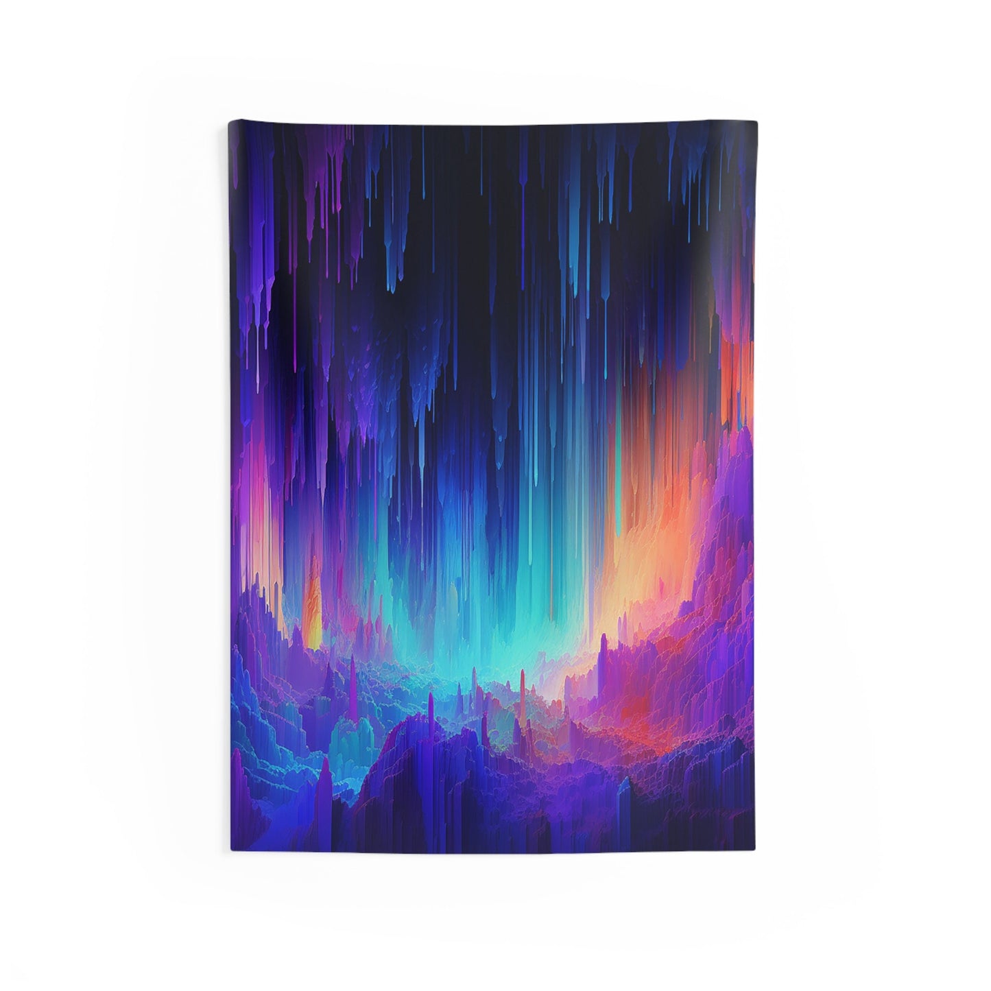 The Dopest Unique Indoor Wall Tapestries for all your Smoker Friends. Trippy AI Art designs to brighten up your dorm or chillout rooms.