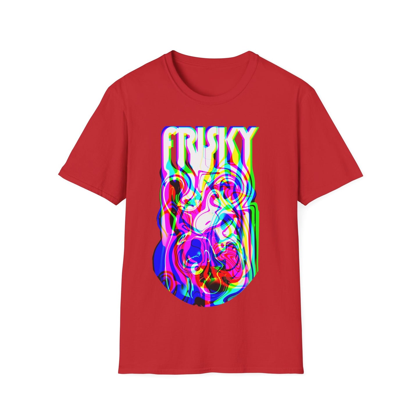 Most amazing t-shirt ever. Tee made for FRISKY people who don't care about normal thinking or bland group fashion sense.Stand out in a crowd