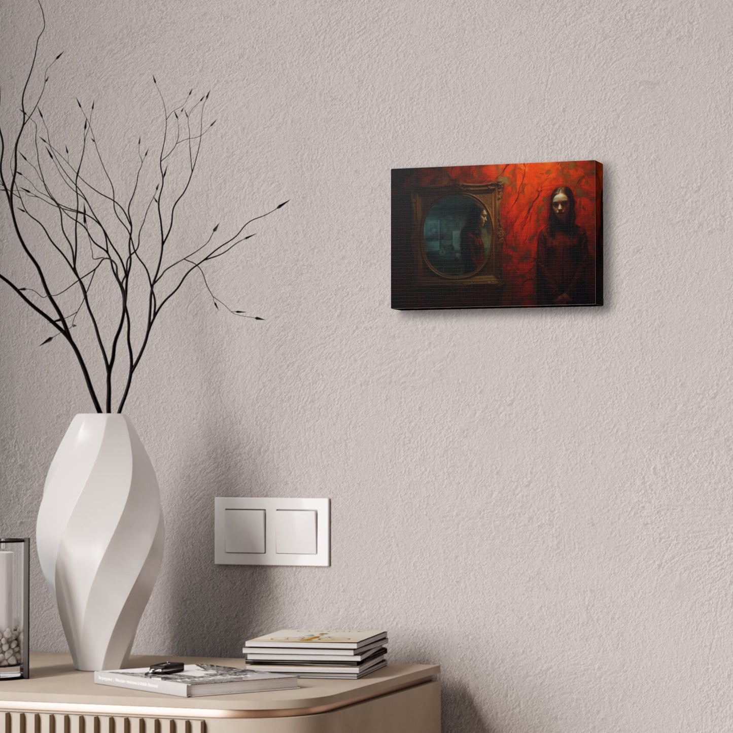 Unique wall art for college apartments  and new homes | Who's watching who/you? Beautiful print exploring perspective. | Ai Wall Art