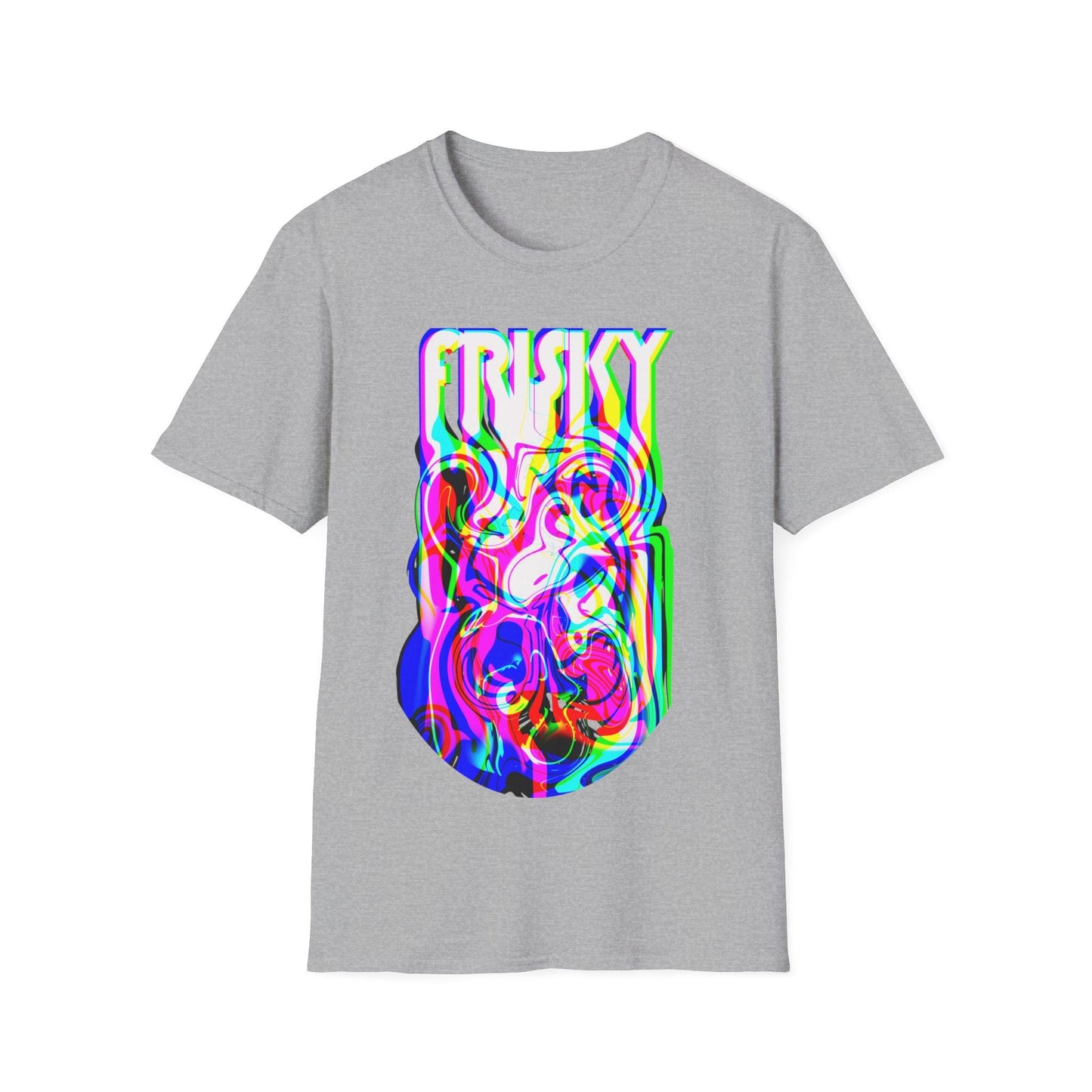 Most amazing t-shirt ever. Tee made for FRISKY people who don't care about normal thinking or bland group fashion sense.Stand out in a crowd