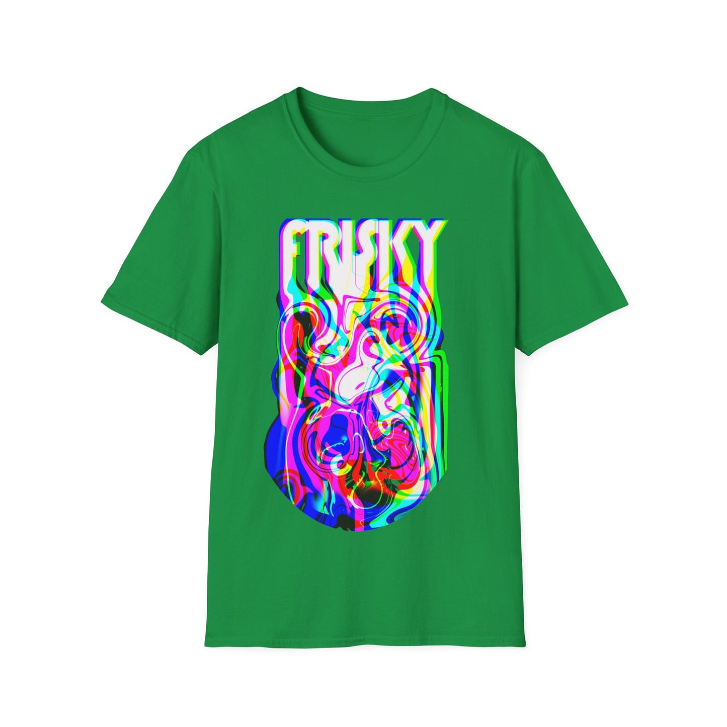 Most amazing t-shirt ever. Tee made for FRISKY people who don't care about normal thinking or bland group fashion sense.Stand out in a crowd