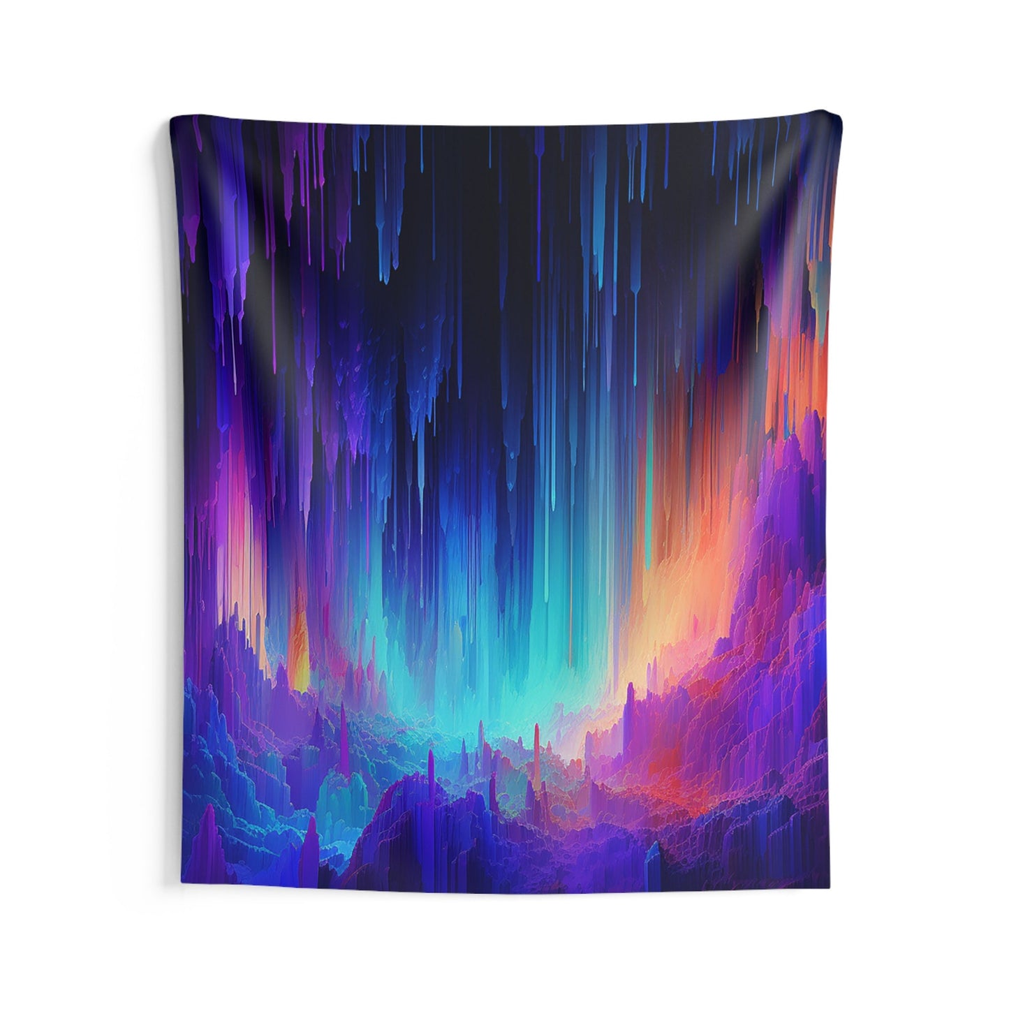 The Dopest Unique Indoor Wall Tapestries for all your Smoker Friends. Trippy AI Art designs to brighten up your dorm or chillout rooms.