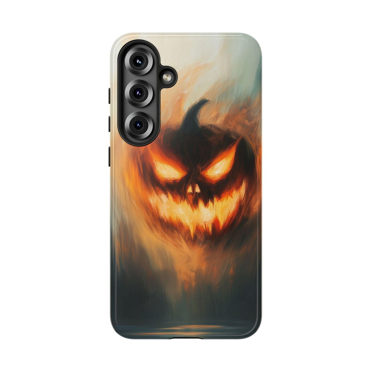 Spooky Pumpkin iPhone Case - Matte & Glossy Dual Layer Protective Cover for iPhone 12 to iPhone 15 #2