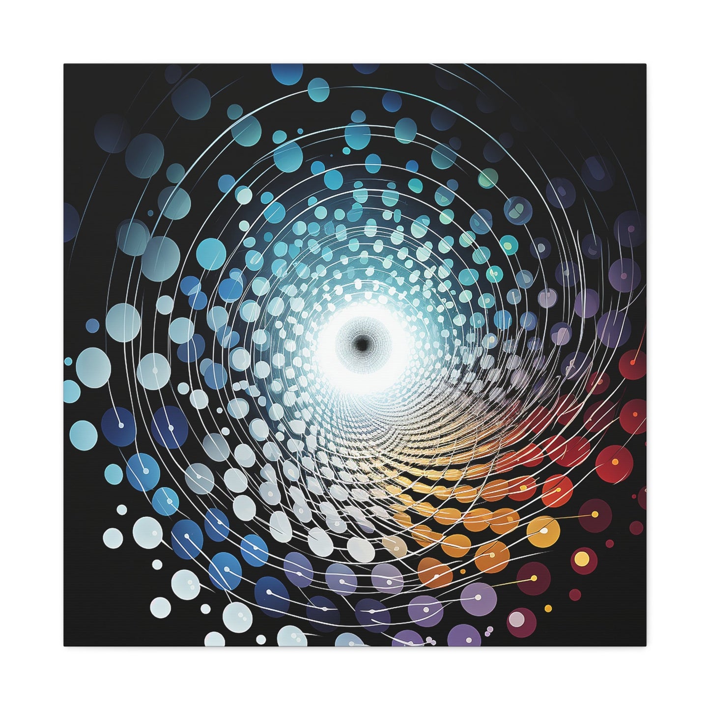 Unique Wall Art for your Home, Apartment or Dorm Room. Abstract Vortex Art, Modern Geometric Wall Art, Contemporary Home Decor.