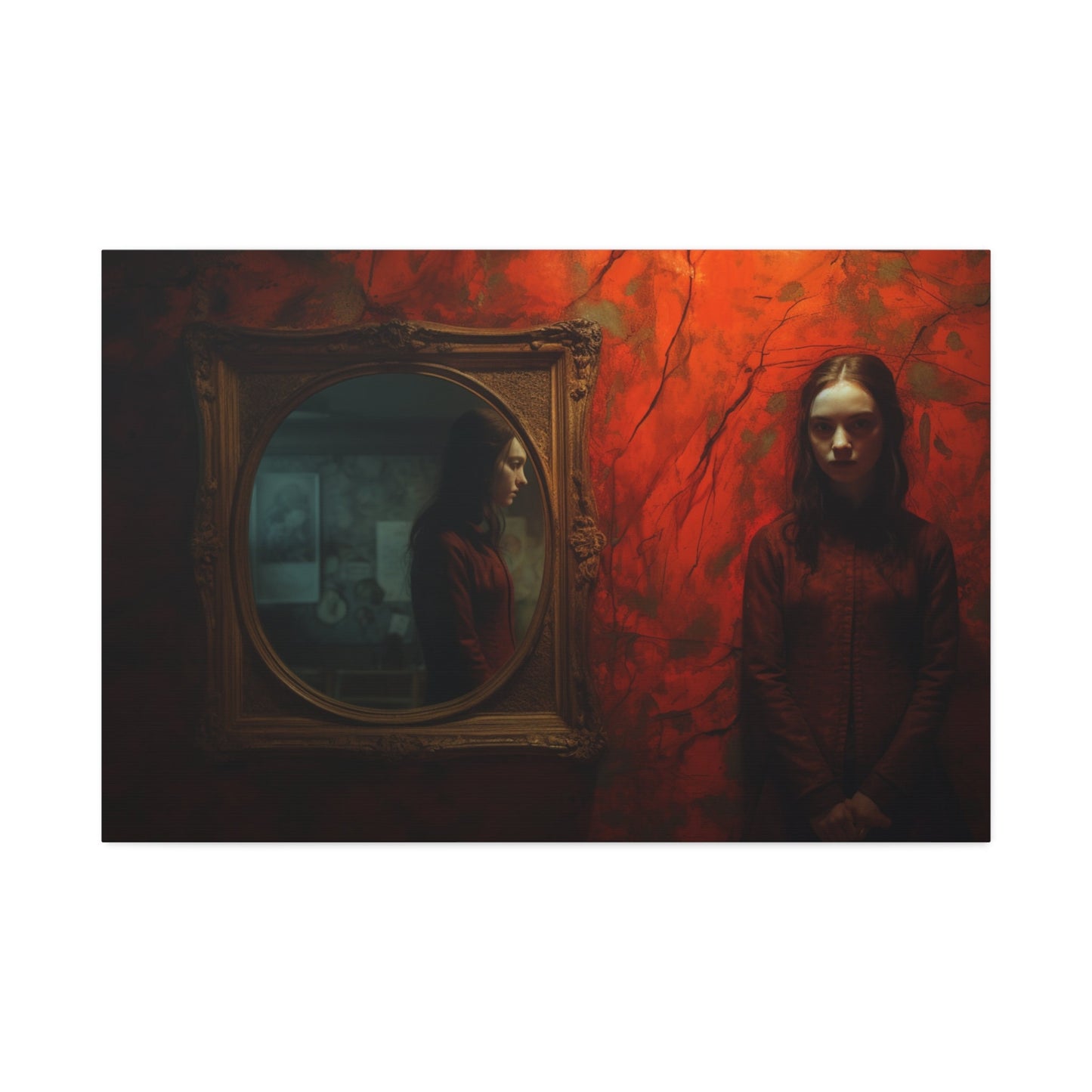 Unique wall art for college apartments  and new homes | Who's watching who/you? Beautiful print exploring perspective. | Ai Wall Art